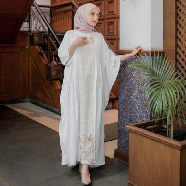 6 Model Abaya untuk Baju Lebaran
