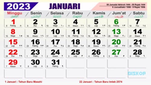Januari-Bulan-Pertama-Kalender-2023