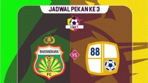 Jadwal Bhayangkara FC vs Barito Putera