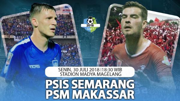 PSIS Semarang vs PSM Makassar 6 April 2023