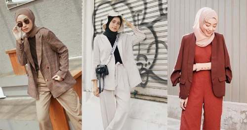 Tips Padu Padan Hijab dengan Blazer